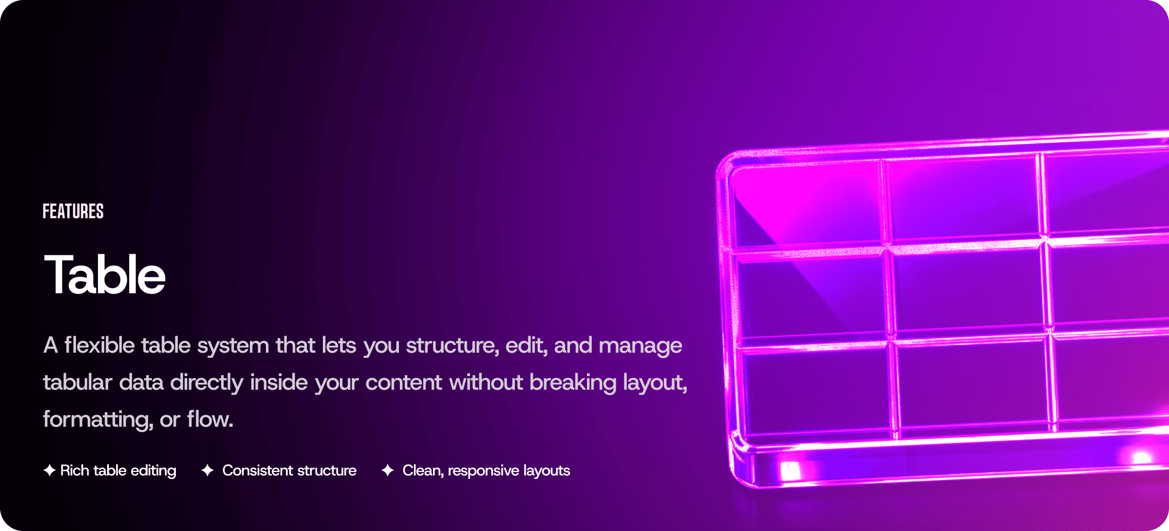 Tables in Your Editor — Merge, Resize, Responsive | Eddyter | Eddyter